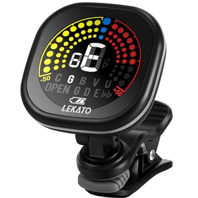 Image for article titled Guitar Tuner Rechargeable, Now 24% Off