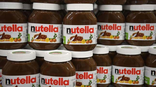 Nutella jars