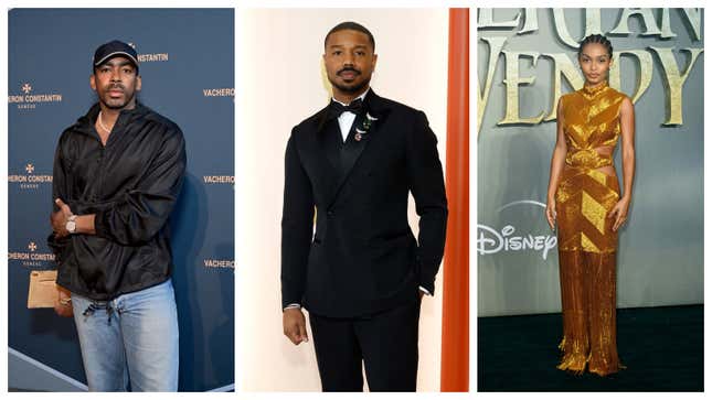 Jason Bolden (L), Michael B. Jordan (Middle), Yara Shahidi (R)