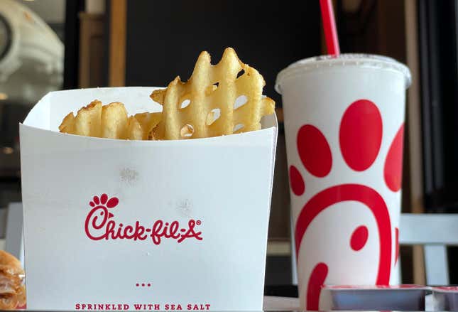 A Chick-fil-A meal on June 01, 2023 in Novato, California. 