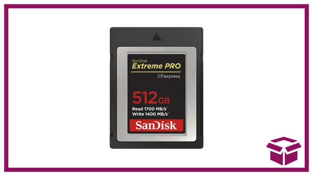 Image for article titled Elevate Your Memory Game with SanDisk Extreme PRO 512GB CFexpress Type-B Memory Card, 75% Off Now!