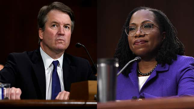 (L) Photo by Andrew Harnik - Pool/Getty Images, (R) Photo by SAUL LOEB/AFP via Getty Images