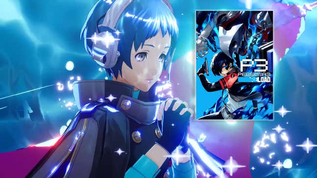 Fuuka Yamagishi from Persona 3 appears alongside the upcoming game's box.