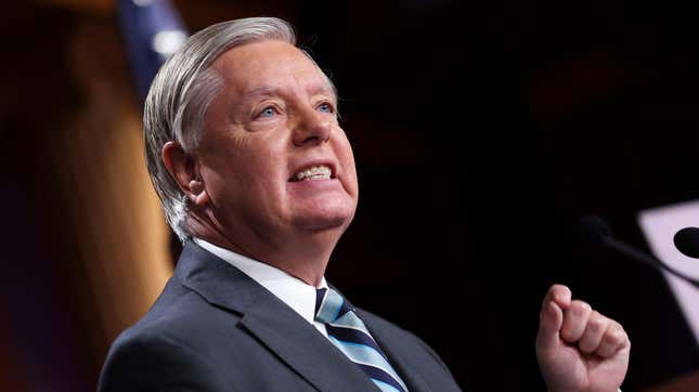 Image for article titled Lindsey Graham Introduces Nationwide Abortion Ban After Promising 'Every State Will Decide' for Itself