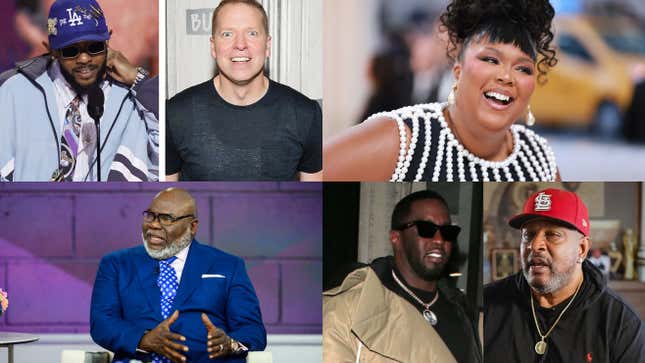 Image for article titled Why Gary Owen Wished He Kept His Mouth Shut After Kendrick Criticized White Comedians’ Treatment of Black Women, Internet Goes Crazy Over Lizzo’s Latest ‘Snatched’ Weight Loss Look, T.D. Jakes Speaks on Health Scare and Fights Shady Allegations And More Entertainment News