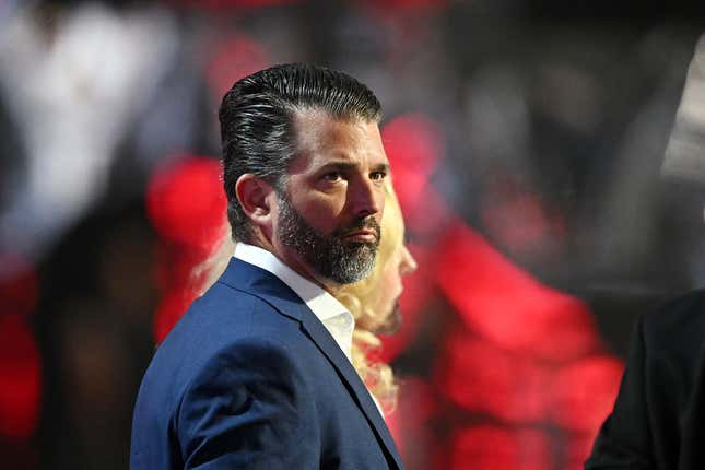 Donald Trump Jr. auf dem Republikanischen Nationalkonvent im Juli.