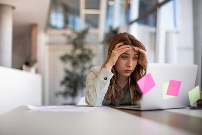 Image for article titled Gen Z employees are stressed, depressed, and burnt out