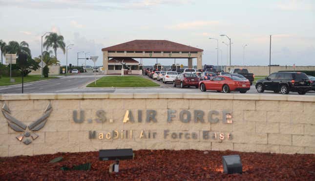 File photo of MacDill Air Force Base, home to America’s psychological operations center, in 2015 