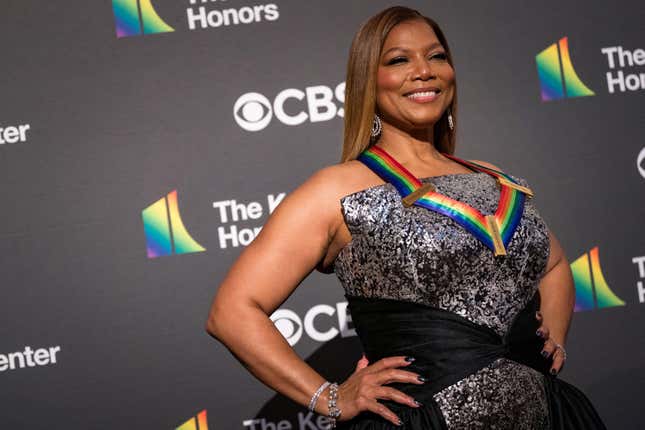 Queen Latifah attends the 46th Kennedy Center Honors gala at the Kennedy Center for the Performing Arts in Washington, DC, on December 3, 2023.