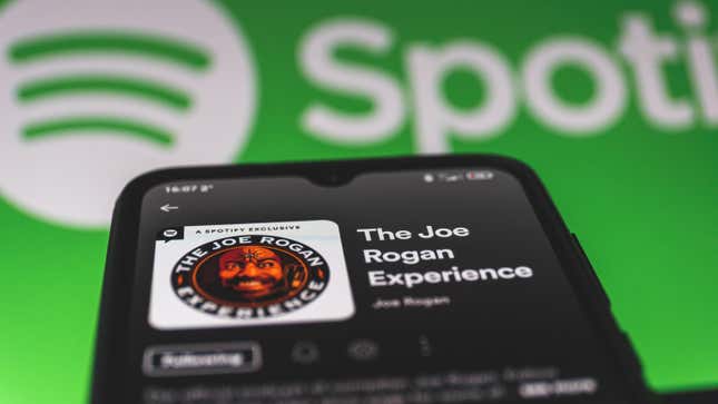 Image for article titled Spotify Doubles Down on Misinformation With Joe Rogan Extension