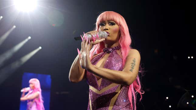  Nicki Minaj performs onstage during her Pink Friday 2 World Tour at Madison Square Garden on March 30, 2024 in New York City. 