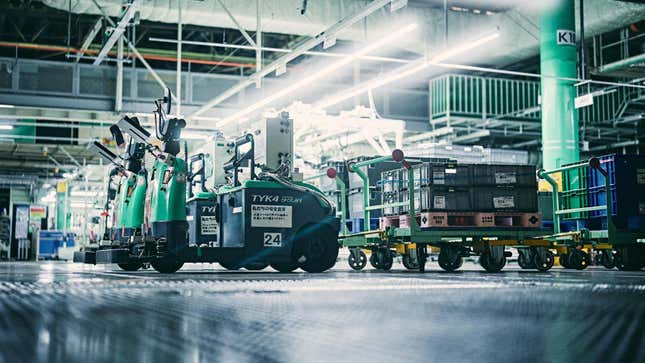 Image for article titled Toyota Says Factory Shutdown Was Due To 'Insufficient Disk Space'