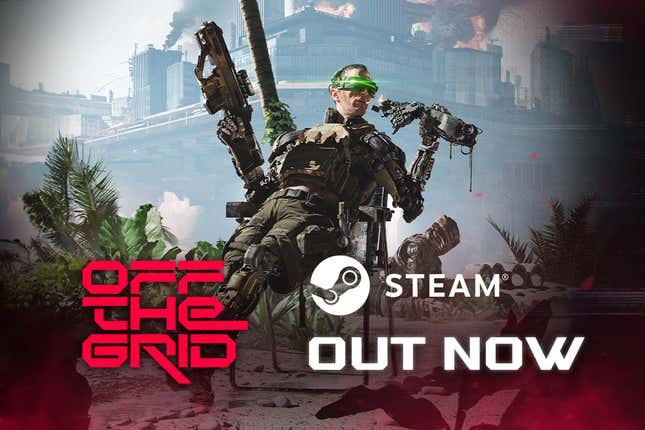 Off The Grid game cover with Steam logo