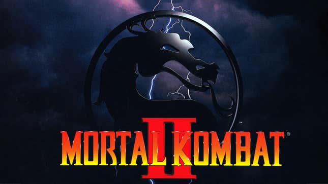 An image of the Mortal Kombat II logo. 