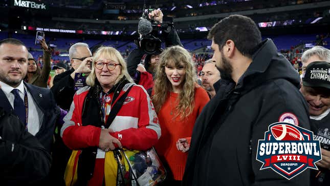 Donna Kelce and Taylor Swift