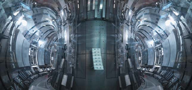 inside a silver fusion reactor