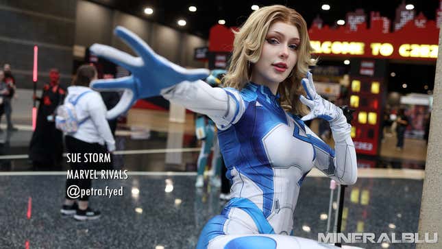 A photograph of a cosplayer at C2E2 2025