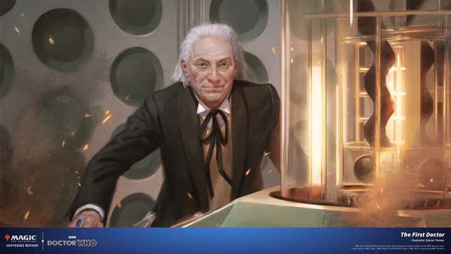Image for article titled Get a Peek at Magic: The Gathering&#39;s New Doctor Who Set