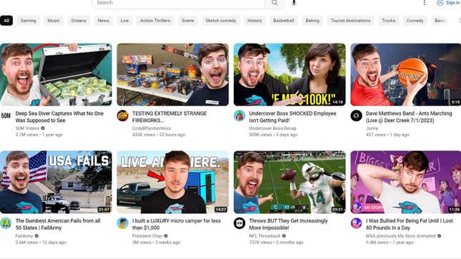 Design mrbeast style thumbnail by Vidonator