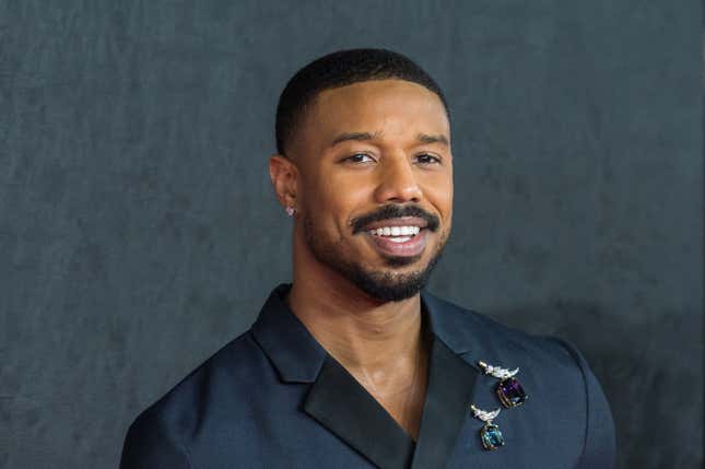  Michael B. Jordan attends the European Premiere of Creed III in London, United Kingdom on February 15, 2023.