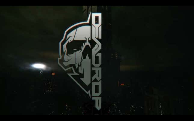 It's just an image of the logo for Deadrop, Midnight Society's new battle royale FPS labeled a "vertical extraction shooter."