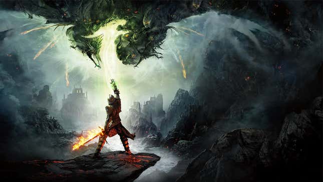 The Dragon Age: Inquisition cover art.