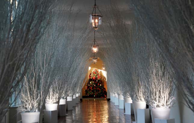 Pictures of Melania Trump's White House decorations