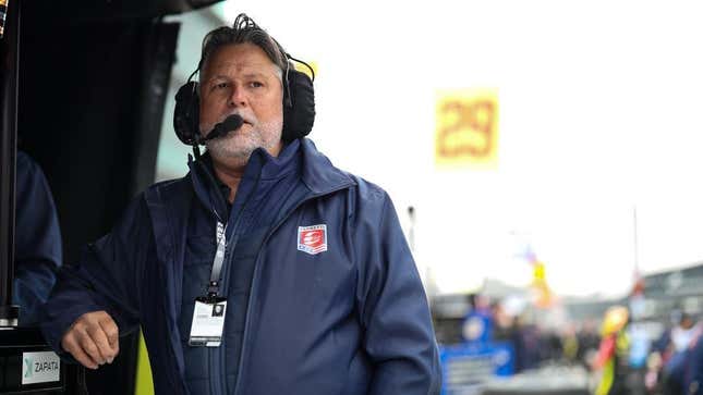 Michael Andretti during an Indianapolis 500 Open Test session