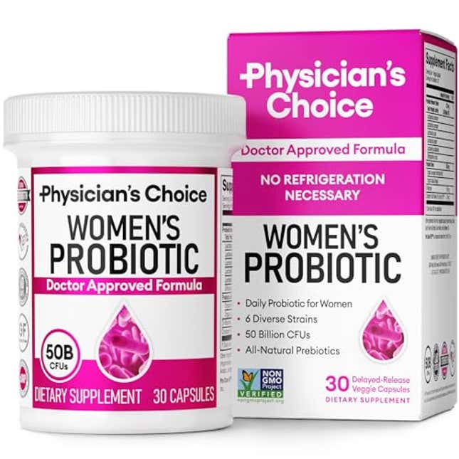 Image for article titled Physician&#39;s Choice Probiotics for Women, Now 12% Off