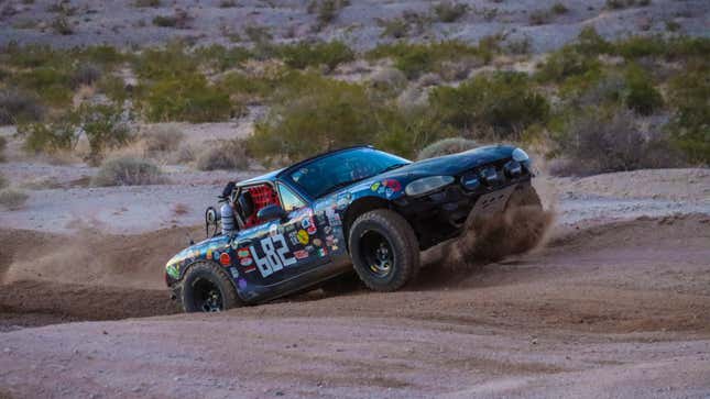 Image for article titled I Entered My Lifted Miata In A Real Off-Road Race, Here&#39;s What Happened