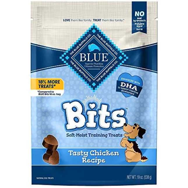 Image for article titled Blue Buffalo BLUE Bits Natural Soft-Moist Training Dog Treats, Now 29% Off