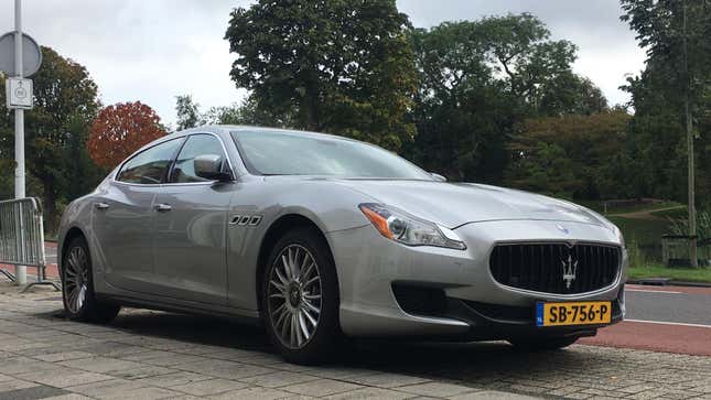 A 2013 Maserati Quattroporte GTS 3.8 V8