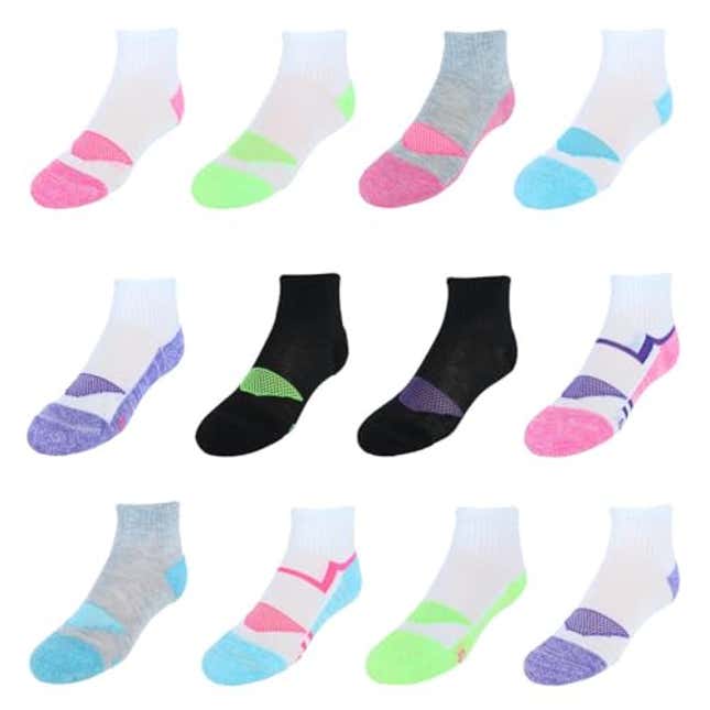 Image for article titled Hanes girls Cool Comfort Ankle Socks, Now 45% Off