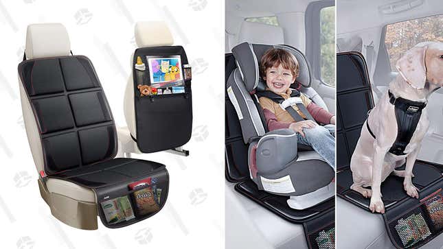 Firares Leather Car Seat Protector | $19 | Amazon | Use code C7636X5Q