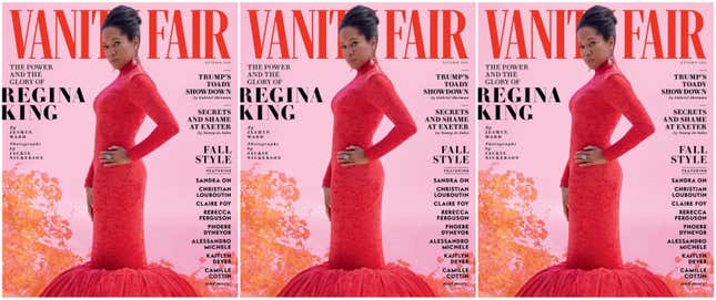 Image for article titled &#39;I&#39;m Willing to Take the Ride&#39;: Regina King Covers Vanity Fair&#39;s October Issue