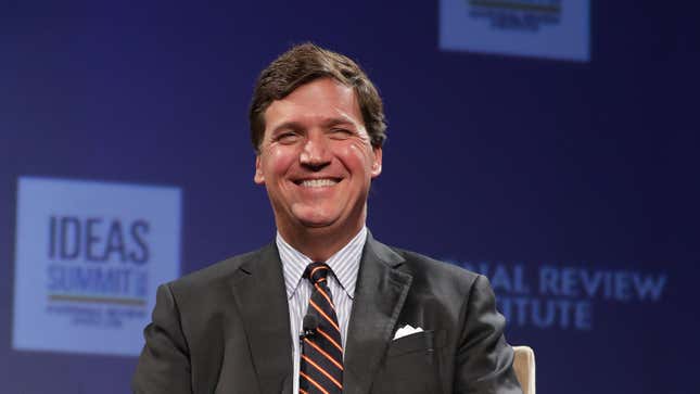 Fox News host Tucker Carlson discusses ‘Populism and the Right’ during the National Review Institute’s Ideas Summit at the Mandarin Oriental Hotel March 29, 2019 in Washington, DC.