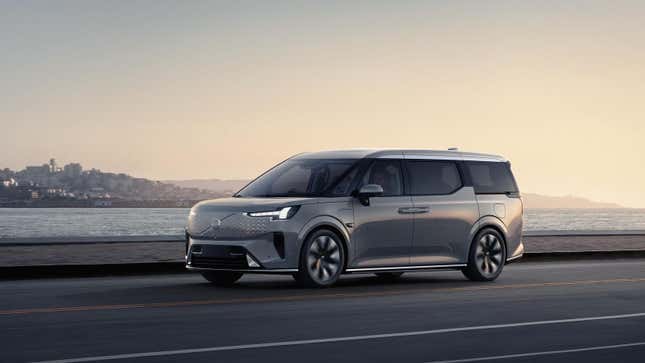 Image for article titled 2025 Volvo EM90 MPV Marks The Debut Of The First Volvo Minivan