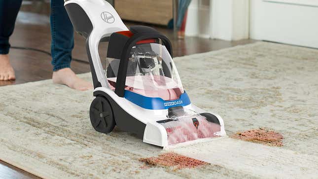 Tackle pet messes easily with this Hoover carpet cleaner.