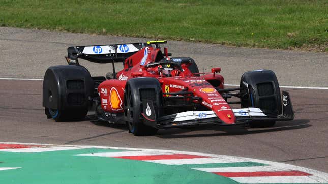 Arthur Leclerc of Monaco and Scuderia Ferrari drives on track during the Ferrari F1 Spray Guard Testing Session at Fiorano Circuit on May 09, 2024 in Fiorano Modenese, Italy.