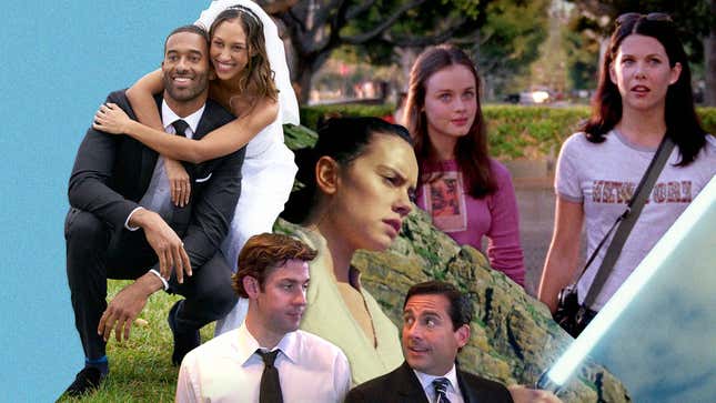 From left: The Bachelor, The Office, The Last Jedi, Gilmore Girls (Screenshots)