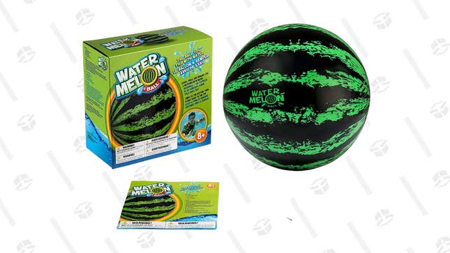 The Watermelon Ball is perfect for playing underwater, tossing around at the beach, and more. 