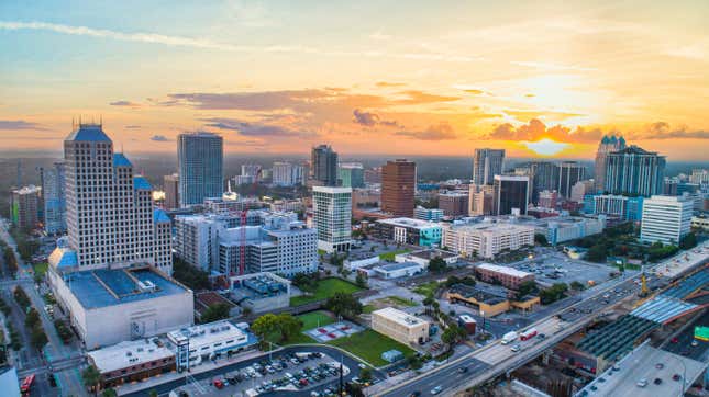 The city of Orlando, Florida.