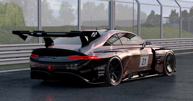 Image for article titled Genesis GR3 Turns The Gorgeous X Concept Into A Race Car For Gran Turismo