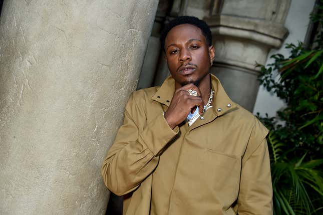 Joey Bada$$ at House of Creed Dinner at Chateau Marmont on June 28, 2024 in Los Angeles, California.