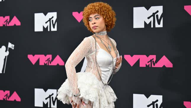 Cardi B Wore a Gown Made of Metallic Hair Clips at the 2023 VMAs