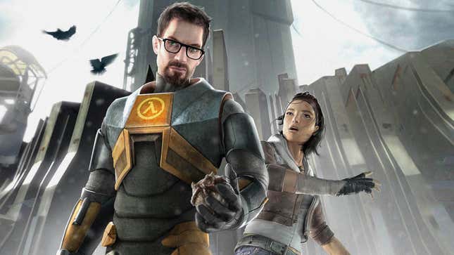 An image shows Gordon Freeman and Alyx from Half-Life 2. 