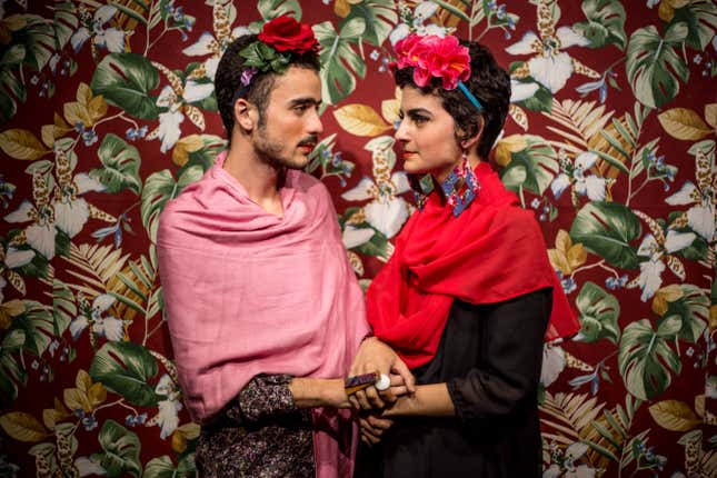 Image for article titled Photos: Anyone in the world can be Frida Kahlo