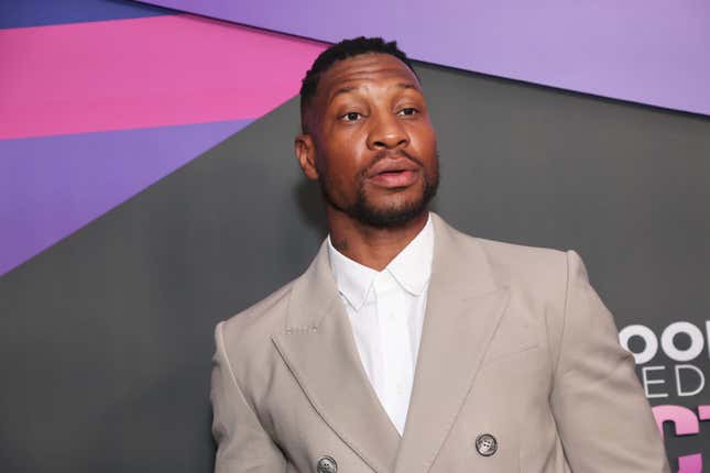 Jonathan Majors attends Hollywood Unlocked’s Fourth Annual Impact Awards at The Beverly Hilton on June 21, 2024 in Beverly Hills, California. 