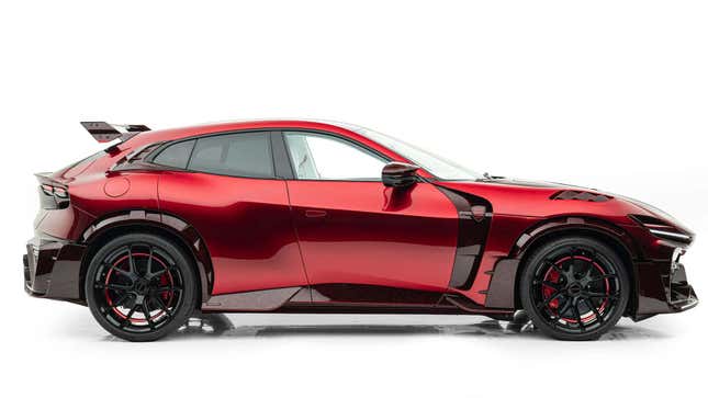 Image for article titled Ferrari&#39;s Purosangue SUV Is So Ugly That Mansory Actually Made It Look Better