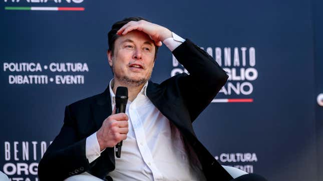 Image for article titled Elon Musk’s X Is Worth 71% Less Than He Bought It For, Says Fidelity